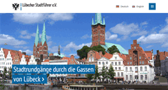 Desktop Screenshot of luebecker-stadtfuehrer.de