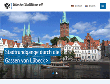 Tablet Screenshot of luebecker-stadtfuehrer.de
